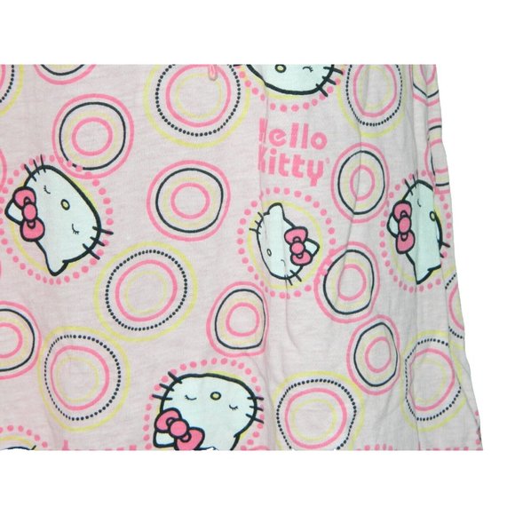 Sanrio Hello Kitty Cotton Babydoll Nightie Pink White Adjustable Size L kawaii - Picture 3 of 12